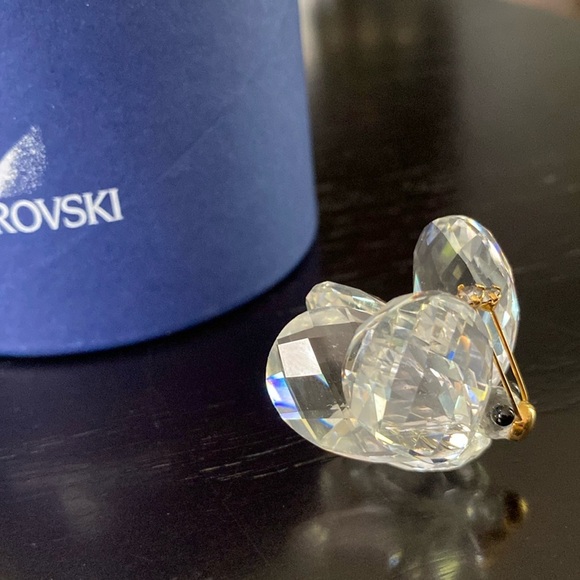 Swarovski Crystal Butterfly Figurine Crystal Tips Gold Antenna - Picture 5 of 12